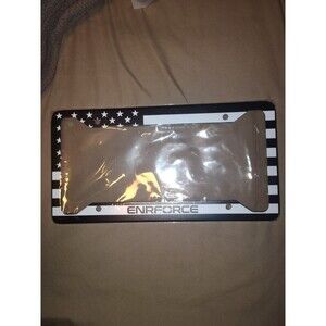 ENRFORCE License Plate Frame for Car Auto Truck SUV RV Trailer /+ Iron on